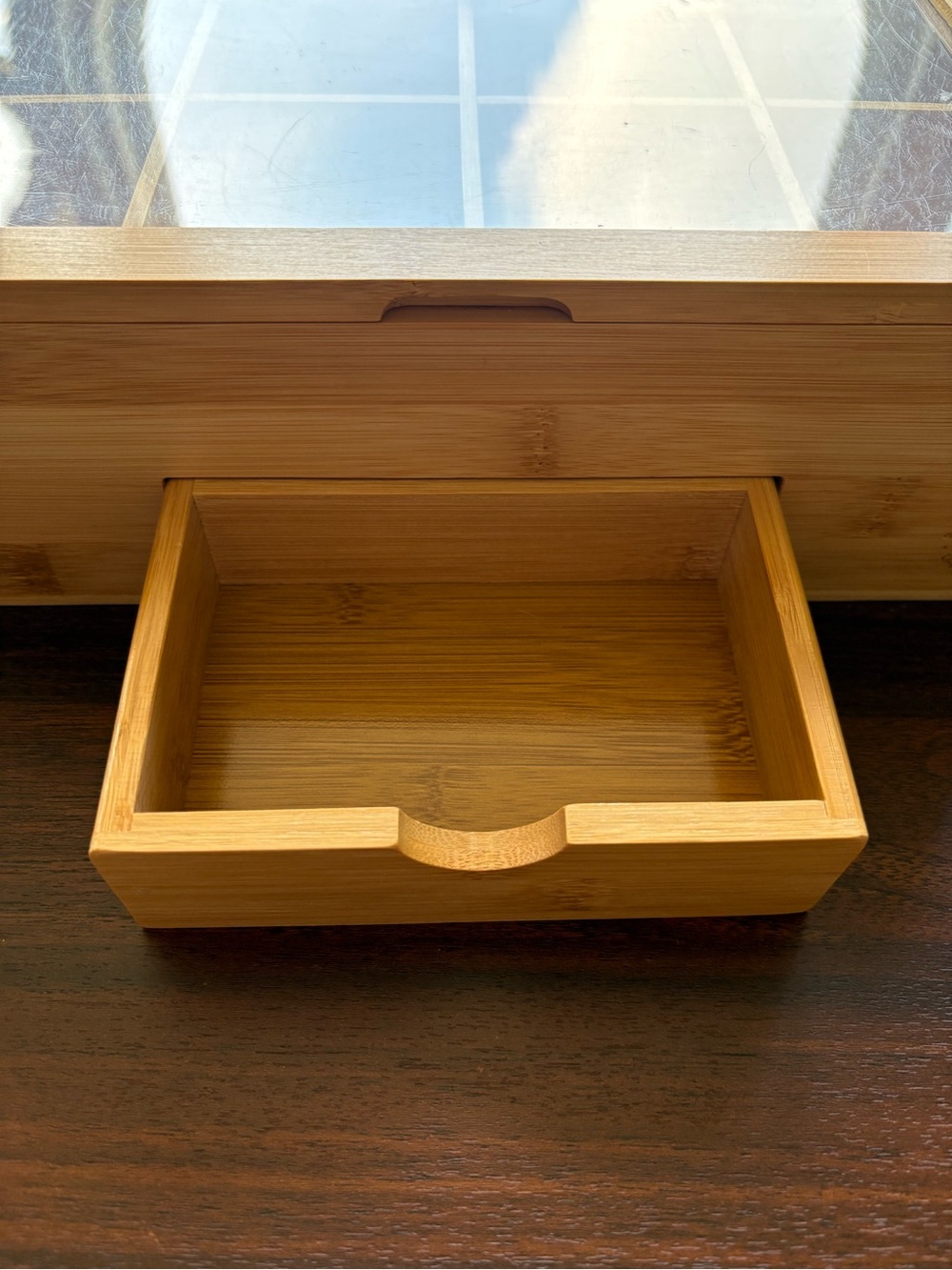 Bamboo Tea Storage Box - Picture 3 of 4